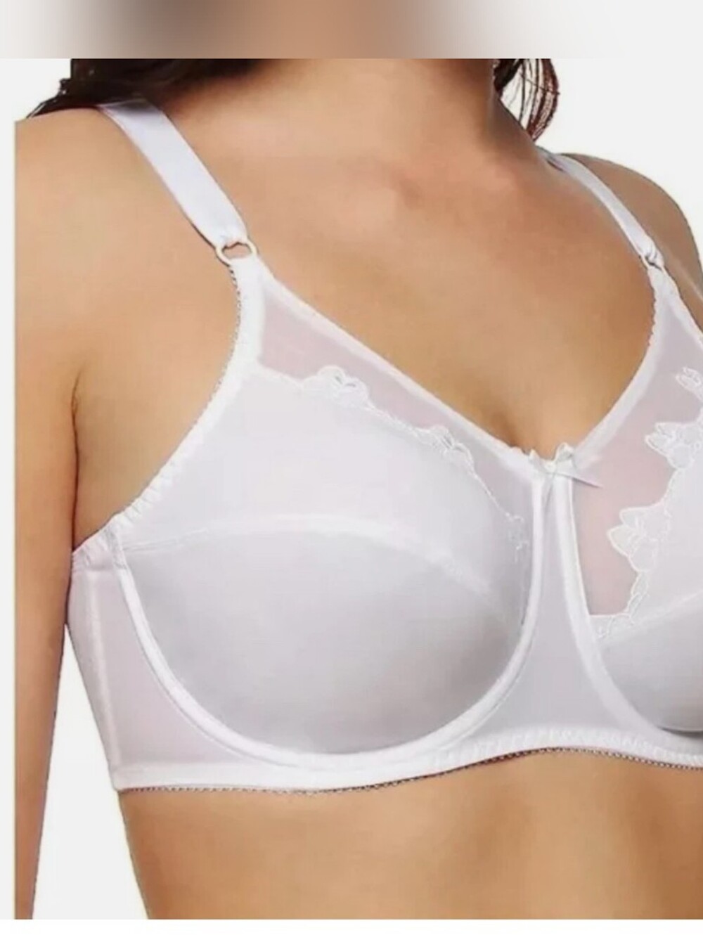 Bali NWT White Full-Coverag Lace Bra+Auden Teal Lace Bra 🌹size 38C